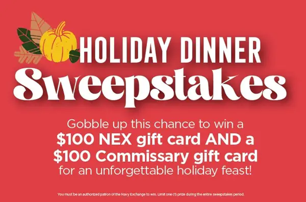 Win The NEX We Believe Holiday Dinner Sweepstakes
