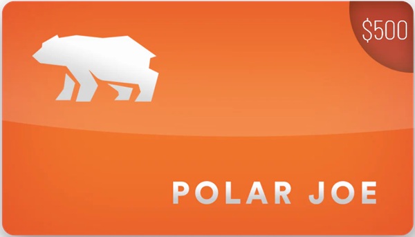 Win The Polar Joe 2025 Polar Joe $500 Gift Card Sweepstakes
