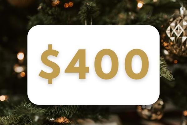 Win A $400 Gift Card Holiday Cheer Sweepstakes