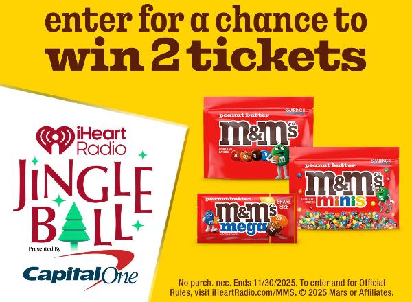 Win M&M’S® Peanut Butter Jingle Ball Sweepstakes