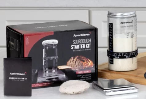 Win Apron Maven Deluxe Sourdough Starter Kit with Scale Giveaway