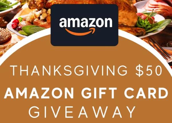 Win A $50 Amazon Thanksgiving Giveaway