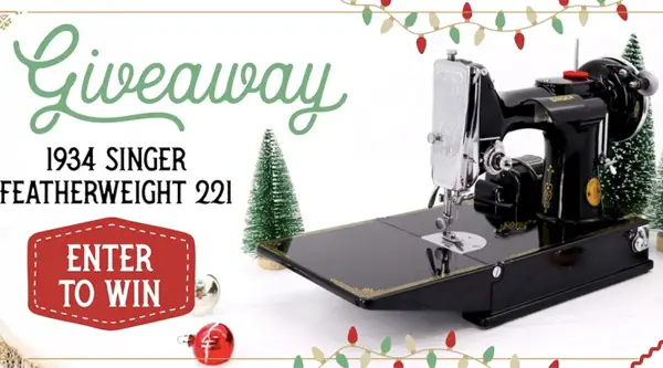 Win The Singer Featherweight Christmas 2025 Giveaway