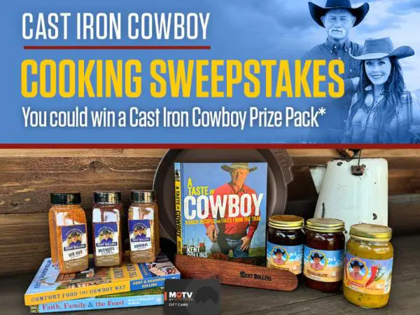 Win Outdoor Sportsman Group – Cast Iron Cowboy Cooking Sweepstakes