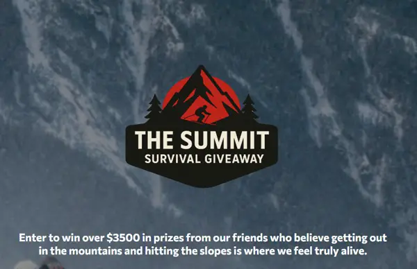 Win The Summit Survival Giveaway