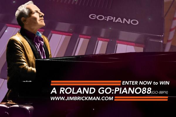 Win The Jim Brickman and Roland GO:PIANO88 (GO-88PX) Sweepstakes