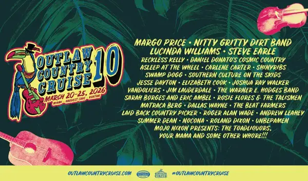 Win The Outlaw Country Cruise 2026 SiriusXM Sweepstakes