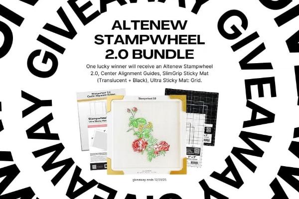Win Altenew Stampwheel 2.0 Bundle Giveaway
