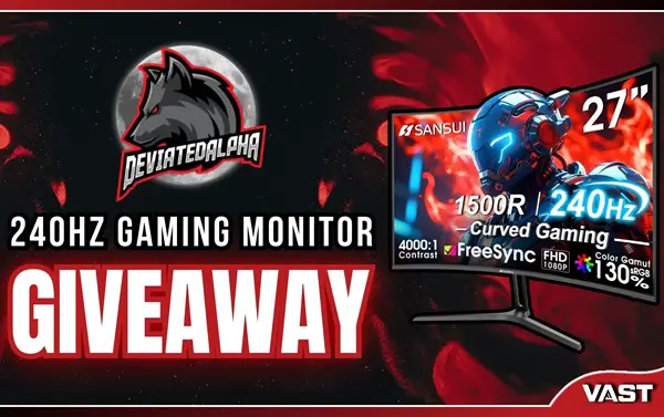 Win DeviatedAlpha | 240Hz Gaming Monitor Giveaway
