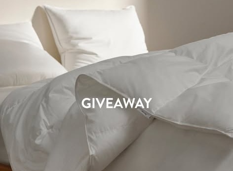 Win The Brooklinen: Comforter & Pillows Set Giveaway