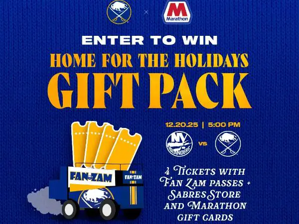 Win The Buffalo Sabres: Home For the Holidays Promotion!