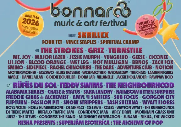 Win A Pair of 4-day passes to Bonnaroo Sweepstakes