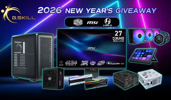 Win G.SKILL x MSI x Lian Li x CM 2026 New Year‘s Giveaway
