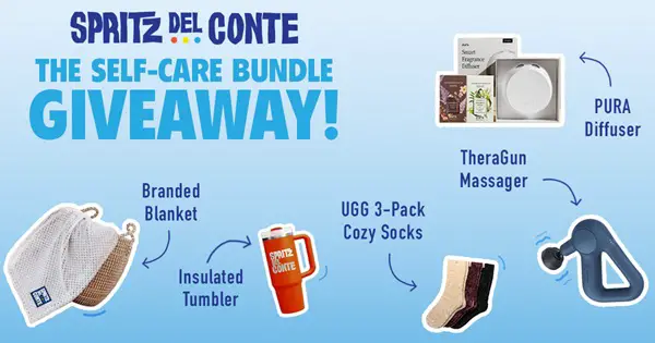 Win The Spritz Del Conte “Self-Care Bundle” Sweepstakes