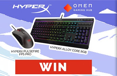 Win Hyperx Mouse & Keyboard Bundle Giveaway