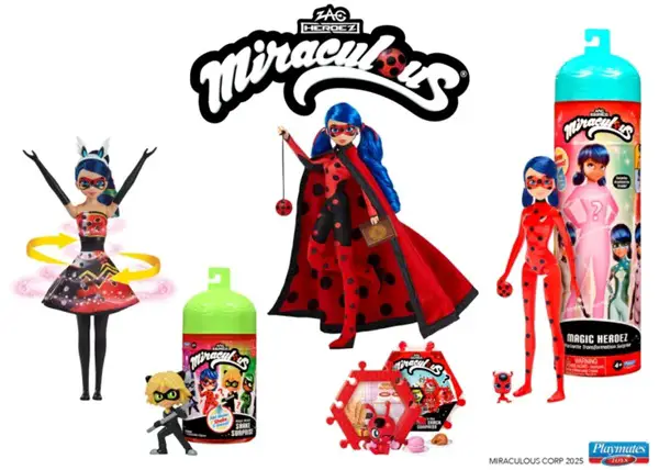 Win Miraculous – Tales of Ladybug and Cat Noir toys from Playmates Toys!