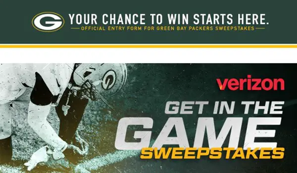 Win The 2025 Packers Get in the Game Sweepstakes