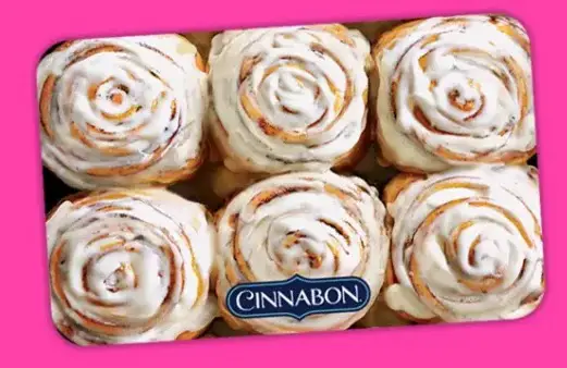 Win A $15 Cinnabon eGift Card Giveaway