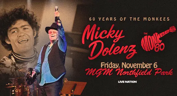 Win Ticket to See Micky Dolenz at MGM Northfield Park Sweepstakes