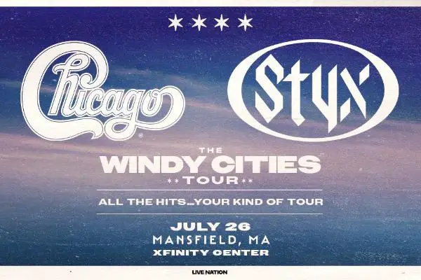 Win Chicago & Styx at Xfinity Center Sweepstakes