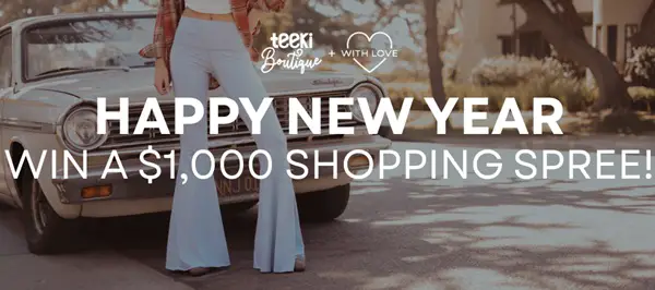 Win A $1,000 Teeki Boutique x WithLove Shopping Spree Sweepstakes