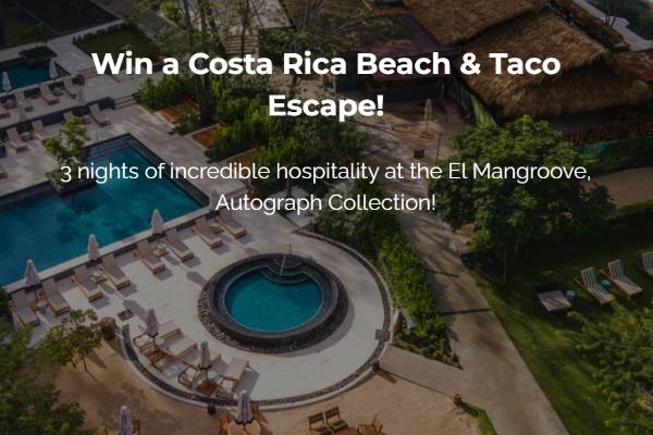 Win Costa Rica Beach + Taco Adventure Sweepstakes