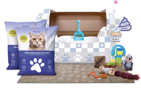 Win 1 of 2 prize packs from Kitty Poo Club!