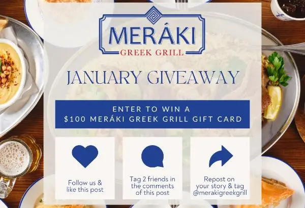 Win Meraki Greek Grill: January Giveaway