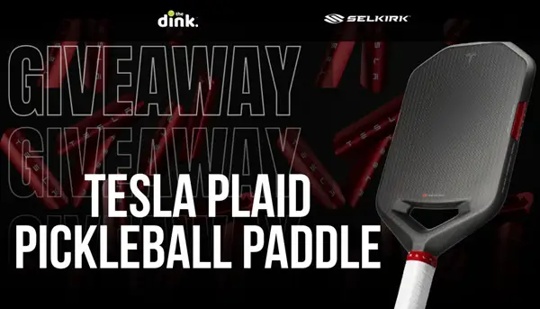 Win The Ultra-Rare Tesla Plaid Pickleball Paddle that Sold Out in Minutes!