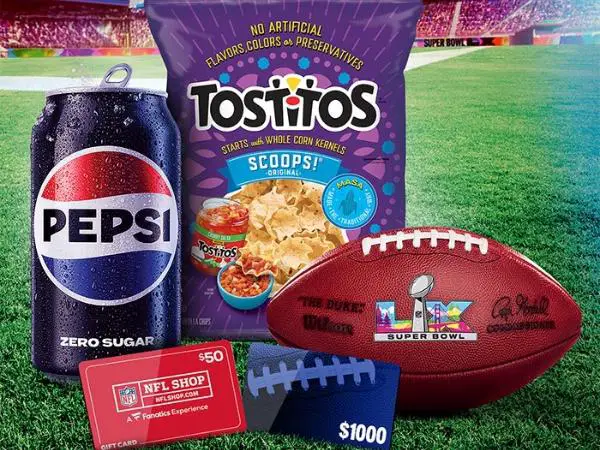 Win 2026 Pepsi® Super Bowl Sweepstakes