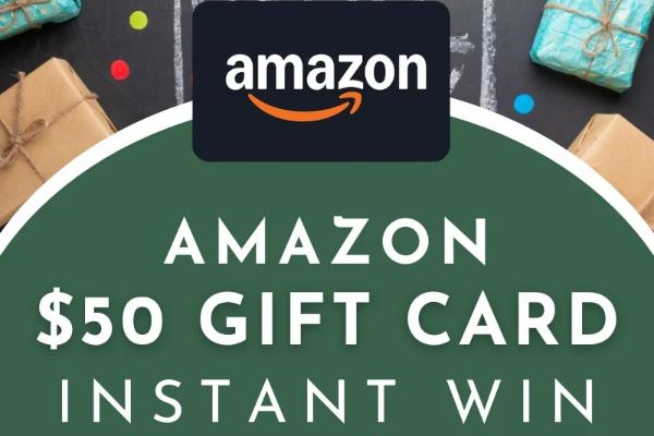 Win A $50 Amazon Gift Cards Mega Instantly