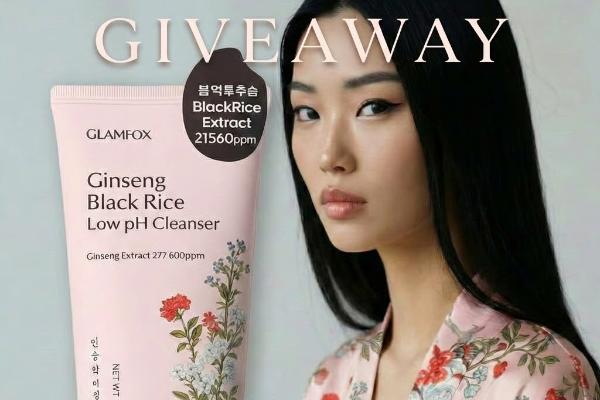 Win Glamfox Ginseng Black Rice Low pH Cleanser Giveaway
