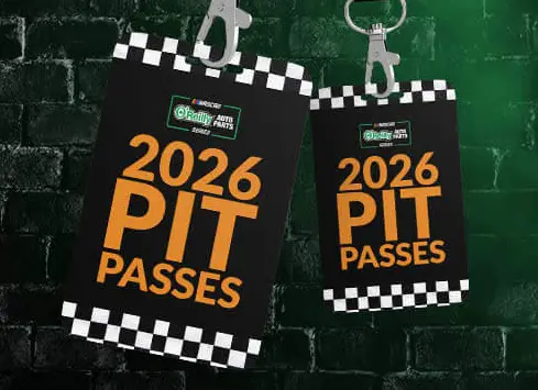 Win Shop JR Nation 2026 Pit Passes Giveaway