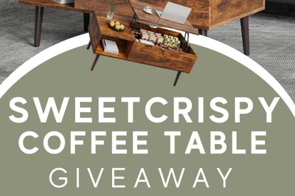 Win Sweetcrispy Coffee Table Giveaway