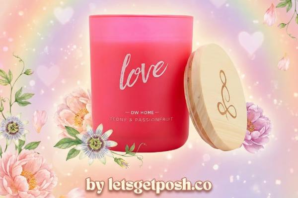 Win Romance + Good Vibes: “Love” Candle Giveaway
