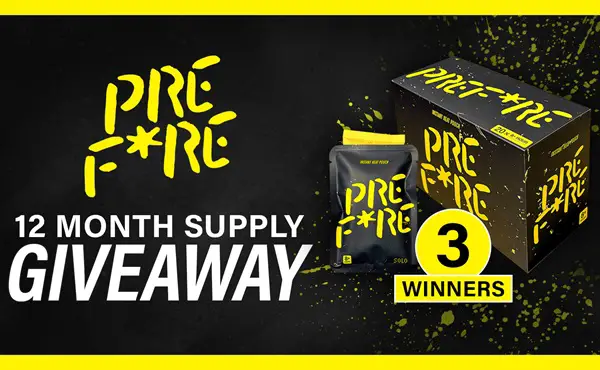 Win PreFire | 12 Month Supply Drop Giveaway