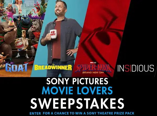 Win The Sony Pictures 2026 Movie Lovers Sweepstakes