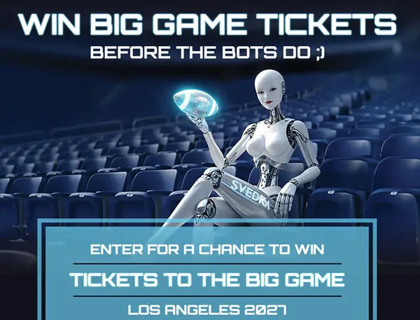 Win Svedka Big Game Experience Sweepstakes