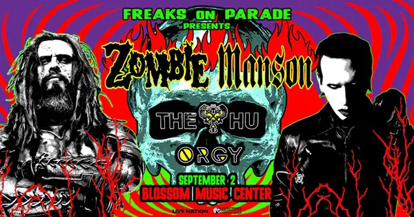 Win Ticket to See Rob Zombie & Marilyn Manson at Blossom Music Center Sweepstakes
