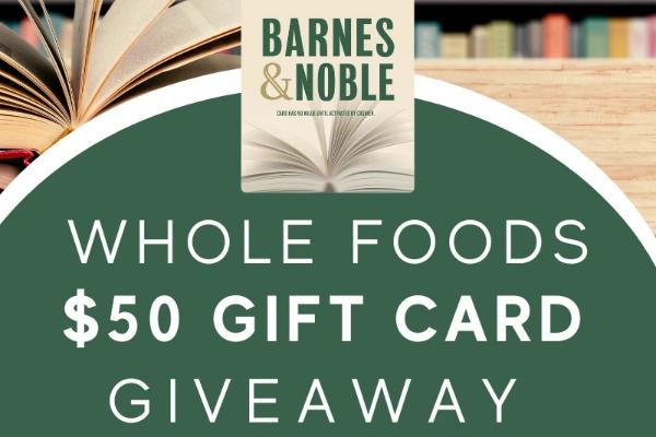 Win A $50 Barnes & Noble Gift Card Giveaway