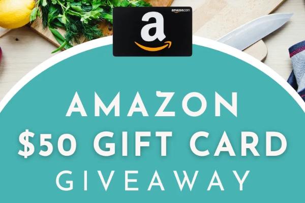 Win A $50 Amazon Gift Card Giveaway