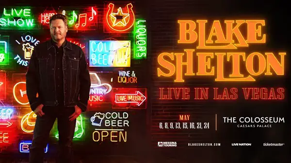 Win The Blake Shelton Live in Vegas SiriusXM Sweepstakes