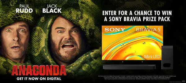 Win The Anaconda Home Entertainment Sweepstakes