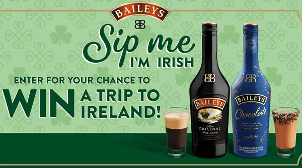 Win The Baileys Ireland Sweepstakes