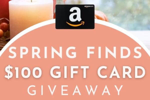 Win Spring Finds Amazon $100 Gift Card Giveaway