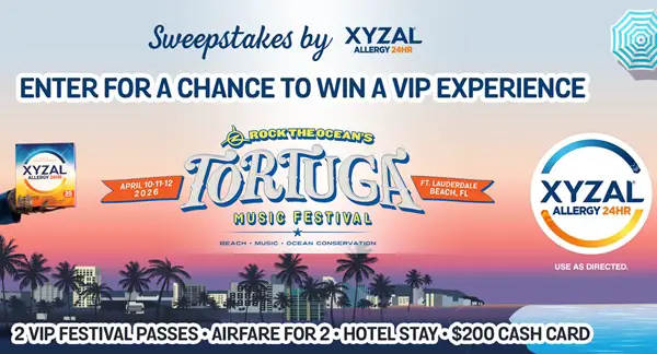 Win The Xyzal Florida Festival 2026 VIP Sweepstakes