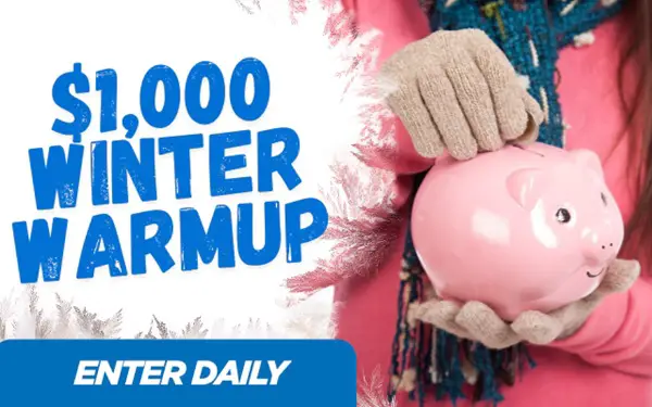 Win A $1,000 Winter Warmup Sweepstakes