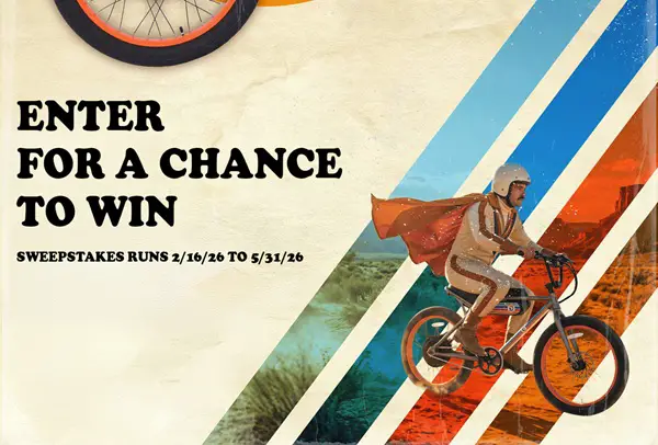Win The Stunt Double E-Bike Sweepstakes