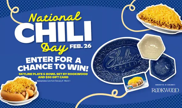 Win The Skyline Chili 2026 National Chili Day Sweepstakes