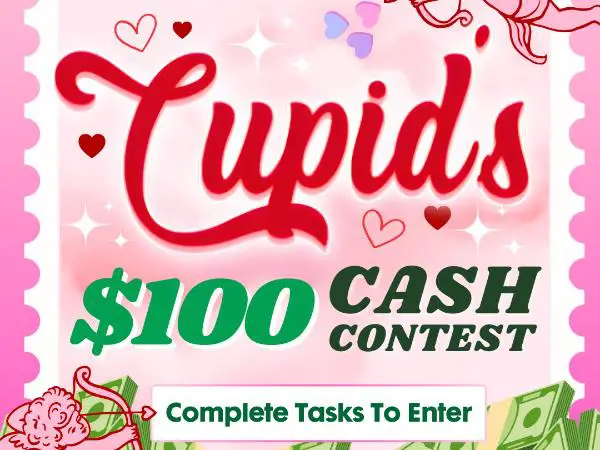 Win Cupid's $100 Cash Contest
